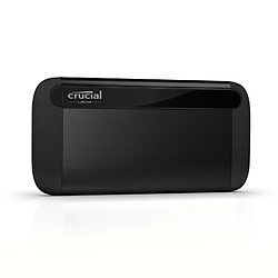 Crucial X8 PORTABLE - 500 Go - USB 3.1 Type A et Type C