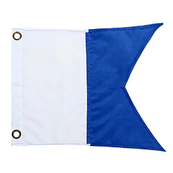 Avis Bannière Drapeau Bateau Sous-Marine Signal Rouge Bleu 4pcs