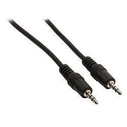 Ansell Câble audio Jack 3,5 mm stéréo mâle vers Jack 3,5 mm mâle 5 m noir