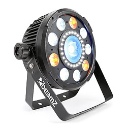 BeamZ BX94 PAR Projecteur 9x LED avec effet stroboscope 24 LEDs SMD + Télécommande