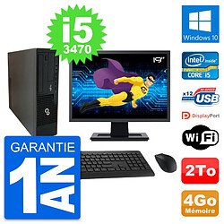 PC Fujitsu E910 DT Ecran 19" Intel i5-3470 RAM 4Go Disque 2To Windows 10 Wifi · Occasion 