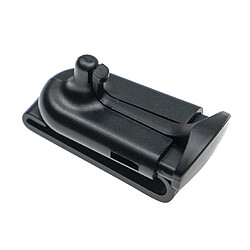 vhbw Clip à ceinture compatible avec Motorola Talkabout T5725, T5950, T6222, T6510 appareil radio - plastique, noir 