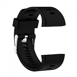 Wewoo Bracelet pour montre connectée Dragonne Sport en silicone POLAR V800 Noir 