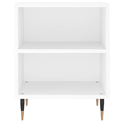 Acheter vidaXL Tables de chevet 2 pcs blanc 40x30x50 cm bois d'ingénierie