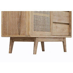 Paris Prix Buffet 1 Porte & 3 Tiroirs en Teck Archi 120cm Naturel pas cher