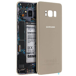 Cache Batterie Galaxy S8 Plus Original Samsung Vitre Arrière or