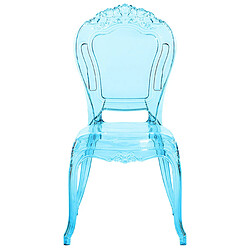 Beliani Chaise de réception Chaise de salle à manger Set de 2 Bleu clair VERMONT pas cher