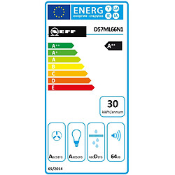 Groupe filtrant 70cm 770m3/h inox - d57ml66n1 - NEFF