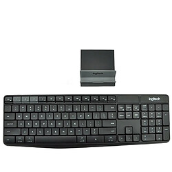 Universal Logitech K375s Bluetooth 2.4GHz USB sans fil clavier double mode pour ordinateurs portables Ordinateurs portables avec support mobile universel