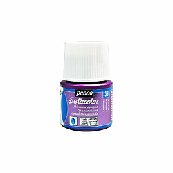 Pebeo Peinture textile Setacolor opaque effet métallique - Améthyste - 45 ml