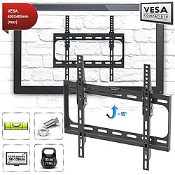 Acheter Support mural TV inclinable pas cher pour écran 58cm à 139cm