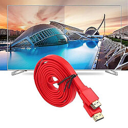 Universal Premium Flat Noodle HDMI câble HDMI haute vitesse 3D DVD HDTV 1.5M 3M 5M