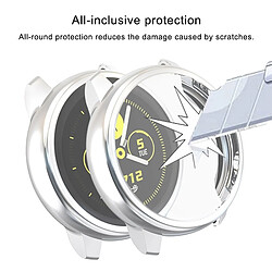 Wewoo Boîtier de montre Etui de protection TPU Full Coverage de Samsung Active Watch Argent pas cher