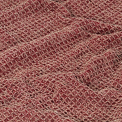 Avis vidaXL Couverture en coton 125 x 150 cm Bordeaux