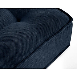 Acheter Bestmobilier Marisol - canapé panoramique modulable 7 places - velours texturé