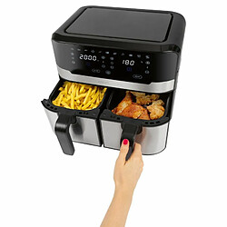 Double friteuse sans huile avec écran tactile Proficook PC-FR1242H