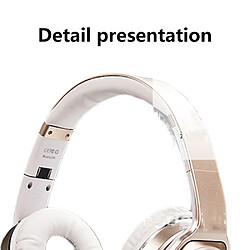 General Casque Bluetooth, casque Bluetooth autour du cou avec microphone antibruit, cache-oreilles doux et poids léger, basse stéréo, pour musique, conférence, vidéo, appel.(argent) pas cher