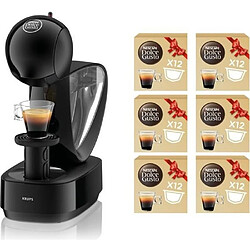 NC KRUPS Nescafé Dolce Gusto Infinissima Noir + 6 boites de café bio, Offre antigaspillage YY5056FD