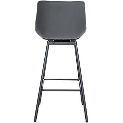 Non Tabouret de bar Weston pivotant simili cuir