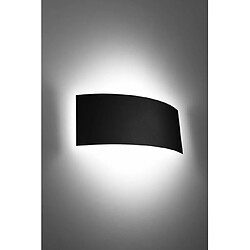 Avis Luminaire Center Applique murale Magnus Acier Noir 2 ampoules 8cm