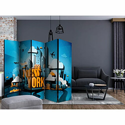 Paris Prix Paravent 5 Volets New York Welcome 172x225cm