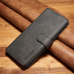 Etui en PU style rétro noir pour votre Samsung Galaxy Note 8