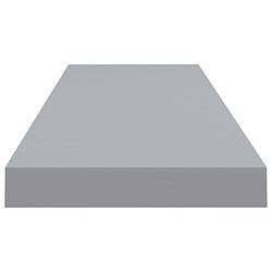 Acheter vidaXL Étagère murale flottante gris 90x23,5x3,8 cm MDF