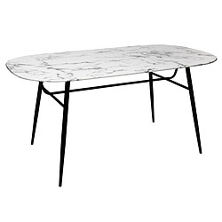 Atmosphera, Createur D'Interieur Table à manger effet Marbre - Atmosphera