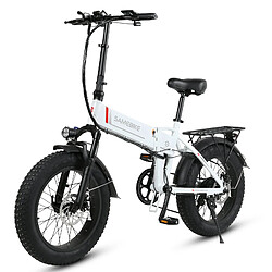 Avis Vélo Électrique SAMEBIKE LOTDM200-II - Moteur 500W Batterie 48V13Ah Autonomie 40KM Freins à Disque Mécaniques - Blanc