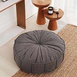 Acheter Hanah Home Coussin de sol effet bouclette Teddy anthracite.