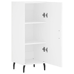 Maison Chic Buffet,Meuble de Rangement,commode pour salon,Cuisine blanc 34,5x34x90 cm bois d'ingénierie -MN70838 pas cher