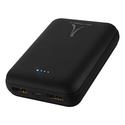 Powerbank 10000mAh Chargeur Externe 2x Ports USB + Port Micro USB Akashi Noir