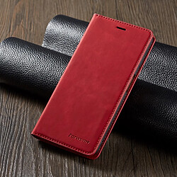 Etui en PU rouge pour votre Huawei P30 Pro 