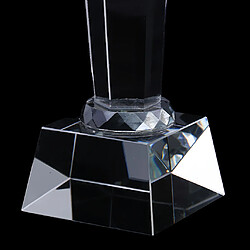 Avis tasse de trophée en cristal personnalisé encourager souvenir gagnant prix prix diamant