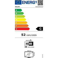 TV intelligente Philips 42OLED818 4K Ultra HD 43"