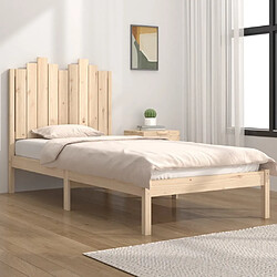 Maison Chic Lit Moderne Chambre - Cadre/structure de lit pour adulte Bois de pin massif 100x200 cm -MN36391