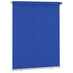 Maison Chic Store roulant d'extérieur | Volet roulant | Rideau roulant 180x230 cm Bleu PEHD -GKD24079