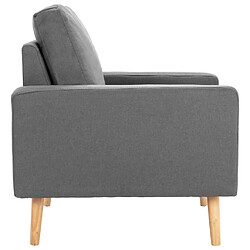 Acheter Maison Chic Fauteuil Relax pour salon | Fauteuil Gris clair Tissu -GKD26243