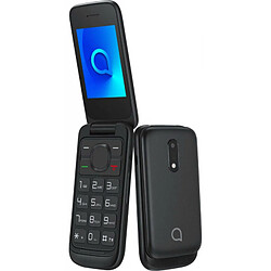 Alcatel 2053D - Téléphone à clapet - Noir (Version non Européenne)