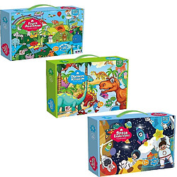 Avis Universal Puzzle éducatif de 180 pièces pour les enfants Puzzle animaux et plantes (180 pièces) (bleu)