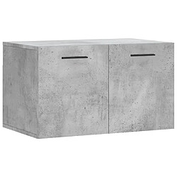 Maison Chic Armoire murale,Meuble de Rangement pour salon,cuisine Gris béton 60x36,5x35 cm Bois d'ingénierie -MN54105