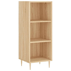 Maison Chic Buffet,Meuble de Rangement,commode pour salon,Cuisine chêne sonoma 34,5x32,5x90 cm bois d'ingénierie -MN62078