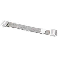 vhbw bracelet acier inoxydable argent fermeture magnétique verrouillage par pression pour smartwatch Garmin Approach S50, S60