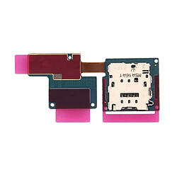 Wewoo Tiroir de Carte SIM pour Samsung Galaxy Tab Pro S Câble LTE / W707 / W700 flexible Flex Cable pièce détachée 