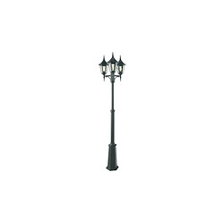 Boutica-Design Lampadaire exterieur Noir MODENA 3x70W Max 