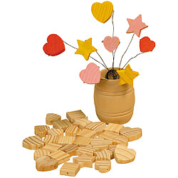 Dtm Loisirs Creatifs Perle en bois assorties 40 pièces - Graine créative