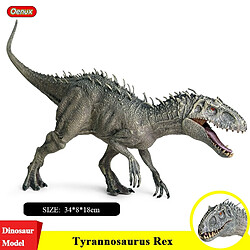 Universal 34 cm Jurassic Rex Action Figures Ouvrir la bouche Sauvage Draco Draco World Animal Model Jouets pour enfants | Action People (Gris)