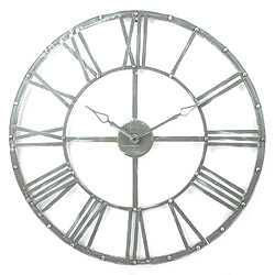 Atmosphera, Createur D'Interieur Horloge en métal 70 cm Edena - gris - Atmosphera