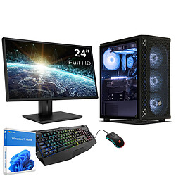 Sedatech Pack PC Gamer Pro • Intel i7-12700KF • RTX4070 Super • 32Go DDR5 • 2To SSD M.2 • Windows 11 • Moniteur 24" Pack PC Gamer Pro Watercooling • Intel i7-12700KF 12x 3.6Ghz (max 5.0Ghz) • Geforce RTX4070 Super • 32Go DDR5 DDR5 5200Mhz • 2To SSD M.2 • Wifi • Bluetooth • Windows 11 • Moniteur 24" + Clavier/Souris Gamer