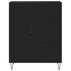 Acheter vidaXL Buffet noir 69,5x34x90 cm bois d'ingénierie